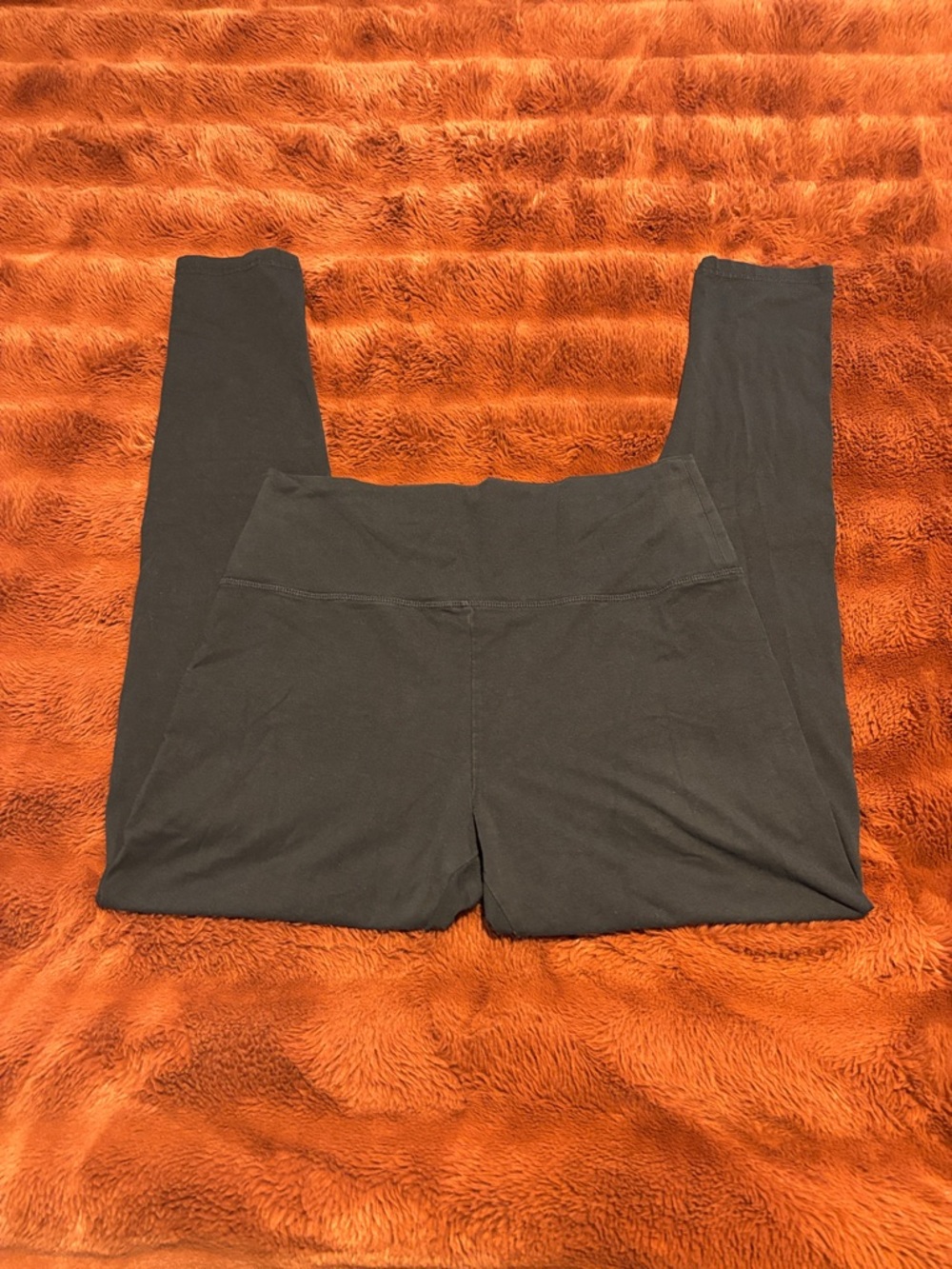 aerie Black High-Rise cotton Leggings XL LONG